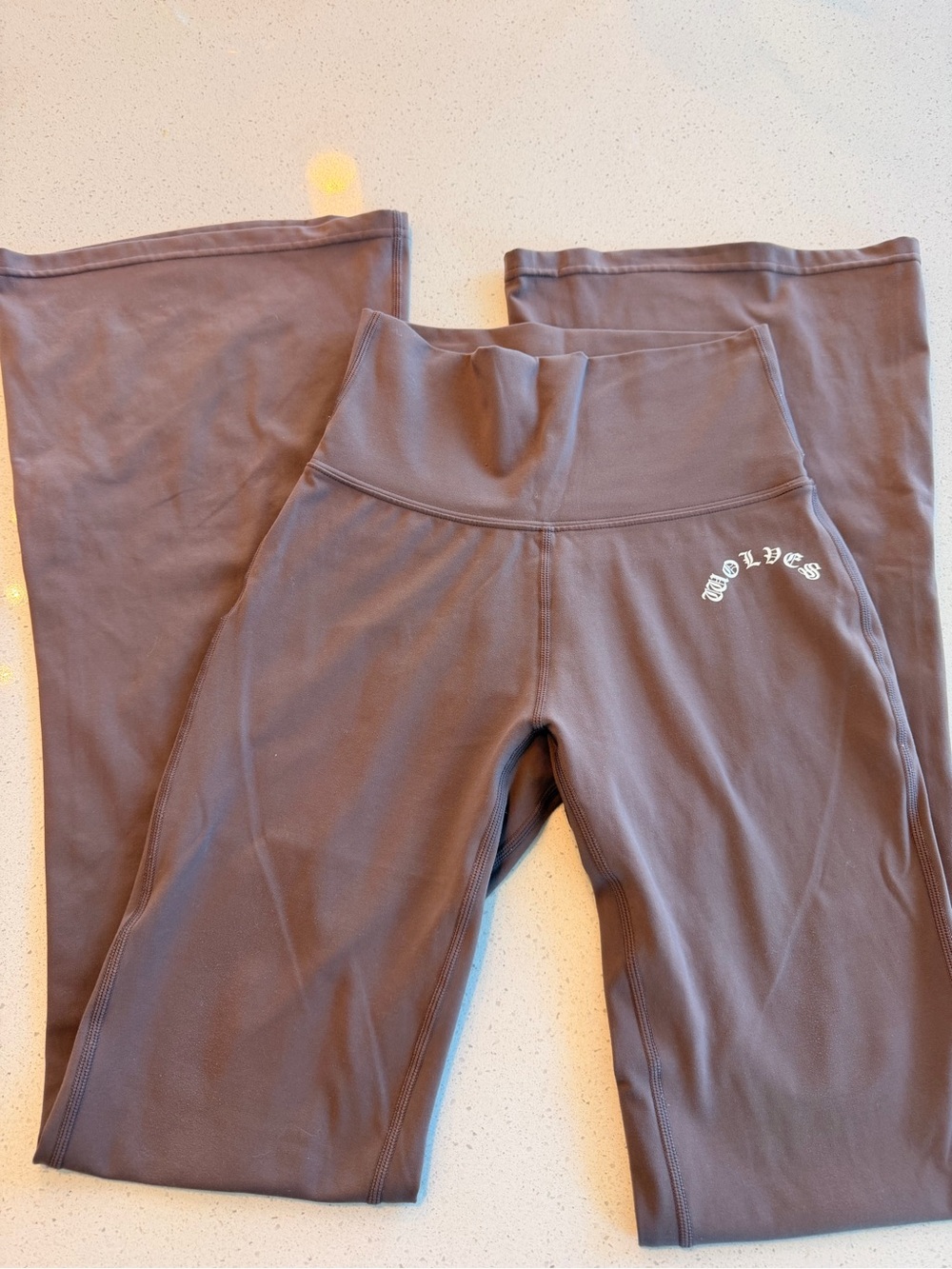 SHE Darc sport mauve flare leggings